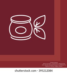 Vector cream icon