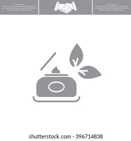 Vector cream icon