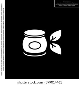 Vector cream icon