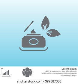 Vector cream icon