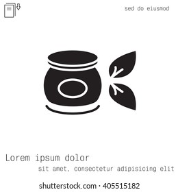 Vector cream icon