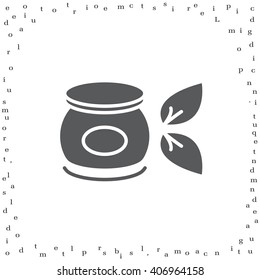 Vector cream icon