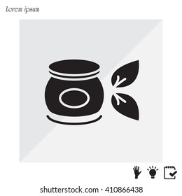 Vector cream icon