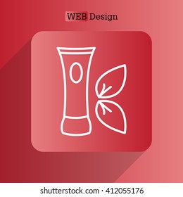 Vector cream icon