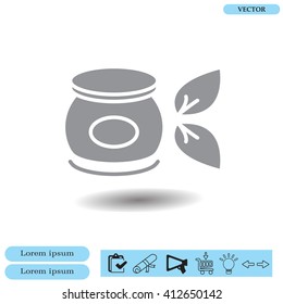 Vector cream icon