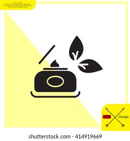 Vector cream icon