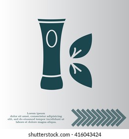 Vector cream icon