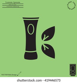 Vector cream icon