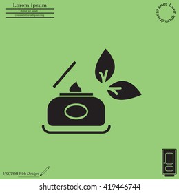 Vector cream icon