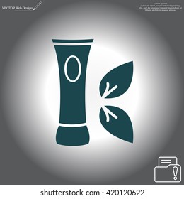 Vector cream icon