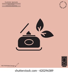 Vector cream icon