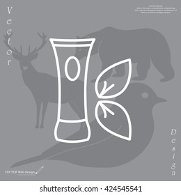 Vector cream icon