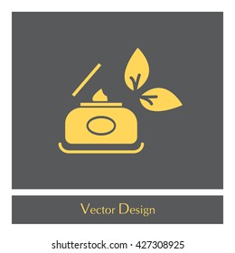 Vector cream icon