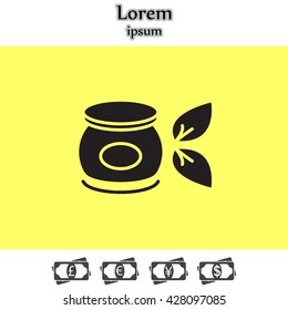 Vector cream icon