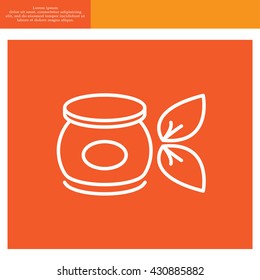 Vector cream icon