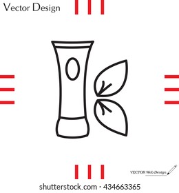 Vector cream icon
