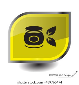Vector cream icon