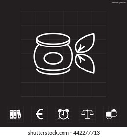 Vector cream icon
