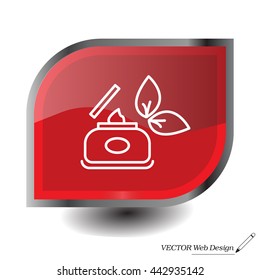 Vector cream icon