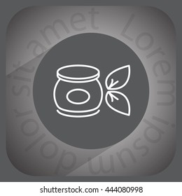 Vector cream icon