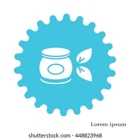 Vector cream icon