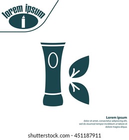 Vector cream icon