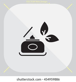 Vector cream icon