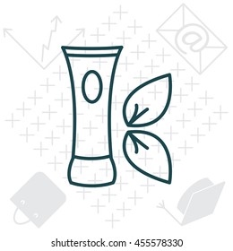 Vector cream icon