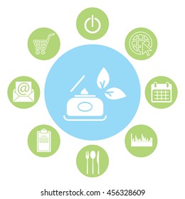 Vector cream icon