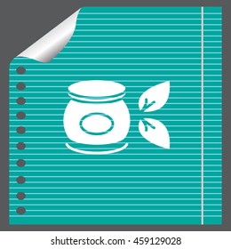 Vector cream icon