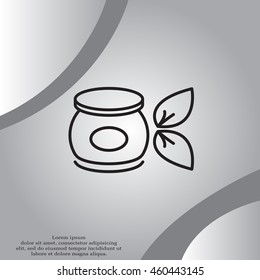 Vector cream icon