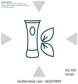 Vector cream icon