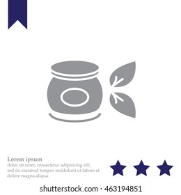 Vector cream icon