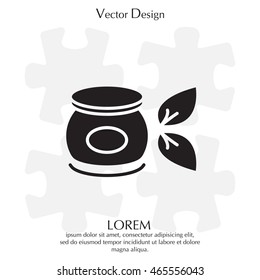 Vector cream icon