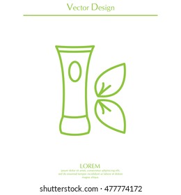 Vector cream icon