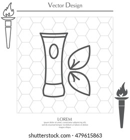 Vector cream icon