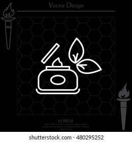 Vector cream icon