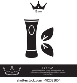 Vector cream icon