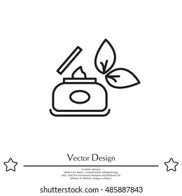 Vector cream icon