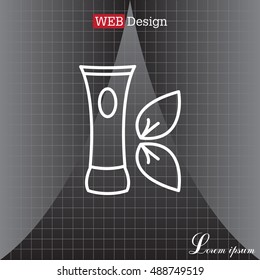 Vector cream icon