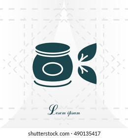 Vector cream icon