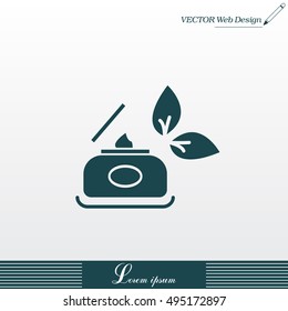 Vector cream icon