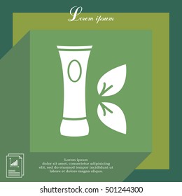 Vector cream icon