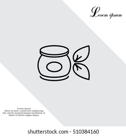 Vector cream icon
