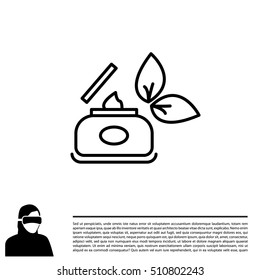Vector cream icon