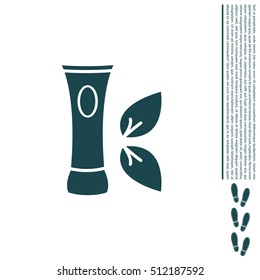 Vector cream icon