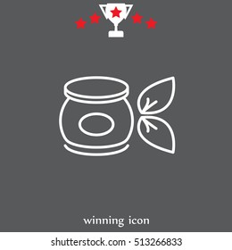 Vector cream icon