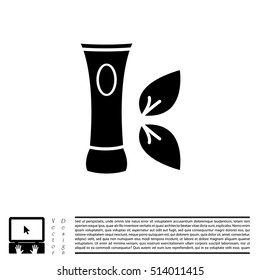 Vector cream icon