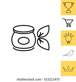 Vector cream icon