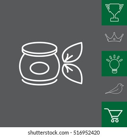 Vector cream icon